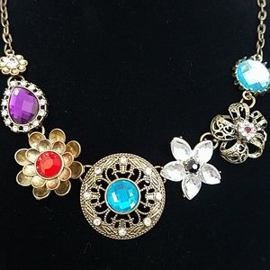 Crazy Colorful Pendant Necklace